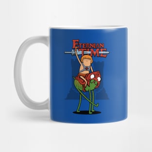 Funny Cute Superhero 80's Cartoon Adventure Mashup Parody Mug